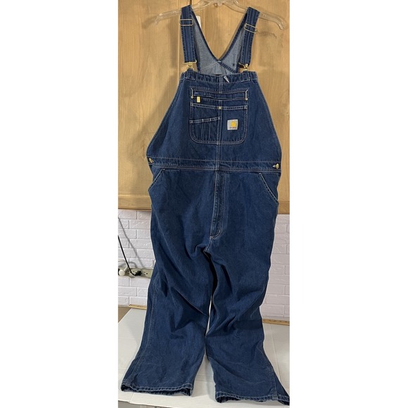 Carhartt Other - Carhartt 42X30**Overalls Blue Denim Bib Workwear Men's